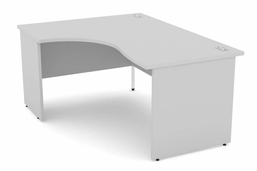 Cloud Grey Corner Panel End Desk 1 Cloud Grey Corner Panel End Desk