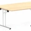 Solar Maple Trapezium Folding Table