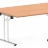 Norton Oak Trapezium Folding Table