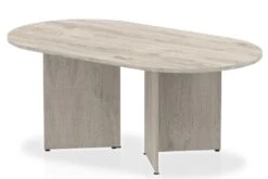 Gladstone Grey Oak 1800 Boardroom Table Panel Leg