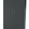 Nene Black Two Door Locking Cupboard
