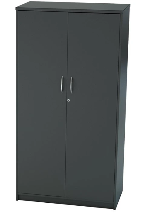 Nene Black Two Door Locking Cupboard 1 Nene Black Two Door Locking Cupboard