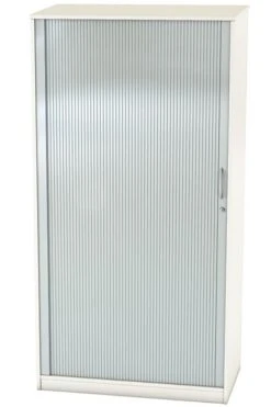 Avon White Full Height Tambour Cupboard