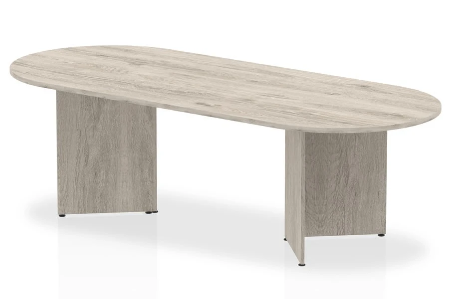 Gladstone Grey Oak 2400 Boardroom Table Panel Leg 1 Gladstone Grey Oak 2400 Boardroom Table Panel Leg