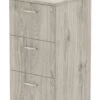 Gladstone Grey Oak 3 Drawer Filing Cabinet