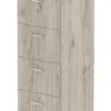 Gladstone Grey Oak 4 Drawer Filing Cabinet