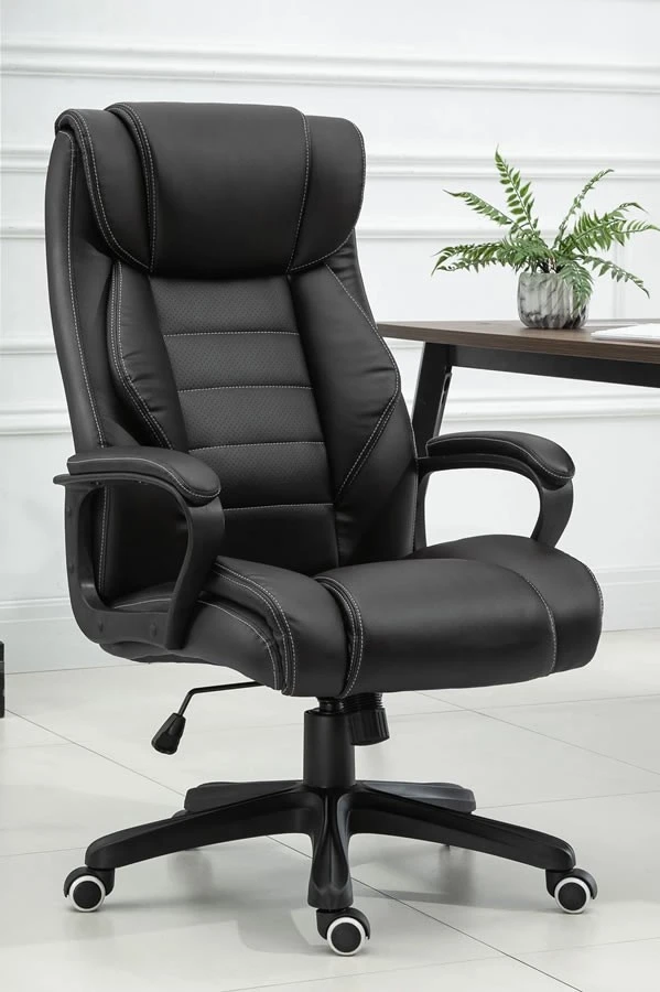 Marino Leather Office Chair 4 Marino Leather Office Chair - Image 4