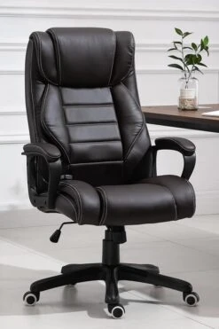 Marino Leather Office Chair 14 Marino Leather Office Chair -Office Furniture Shop 921 321v70bn marino brown 2