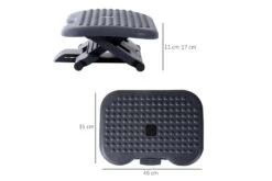 Bowman Footrest -Office Furniture Shop 922 002 height angle adjustable footrest 2