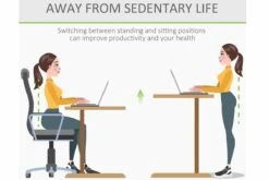 White Height Adjustable Standing Desk -Office Furniture Shop adjustable white desk 6