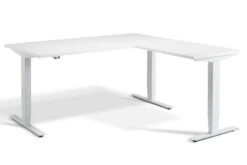 Advance Corner Height Adjustable Desk 13 Advance Corner Height Adjustable Desk -Office Furniture Shop advance corner white frame white