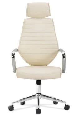 Atlas Cream Leather Office Chair 6 Atlas Cream Leather Office Chair -Office Furniture Shop atlas 2 2
