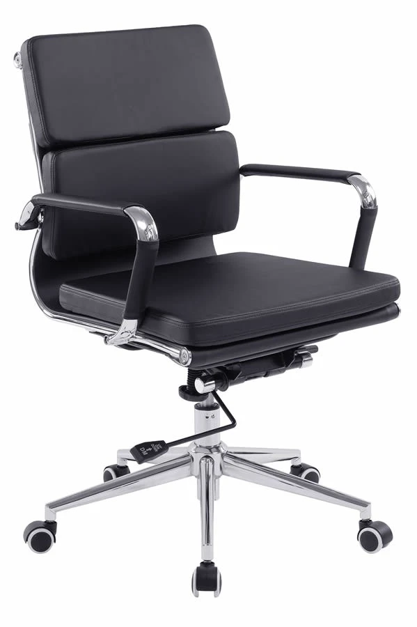 Avanti Medium Back Chrome Office Chair 1 Avanti Medium Back Chrome Office Chair