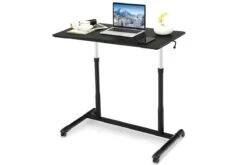 Bancroft Height Adjustable Desk 18 Bancroft Height Adjustable Desk -Office Furniture Shop black 2