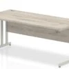 Gladstone Grey Oak Rectangular Cantilever Desk