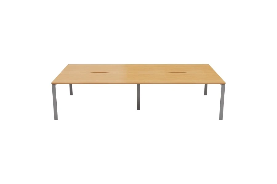 Kestral 4 Person Double Bench Desk 3 Kestral 4 Person Double Bench Desk - Image 3