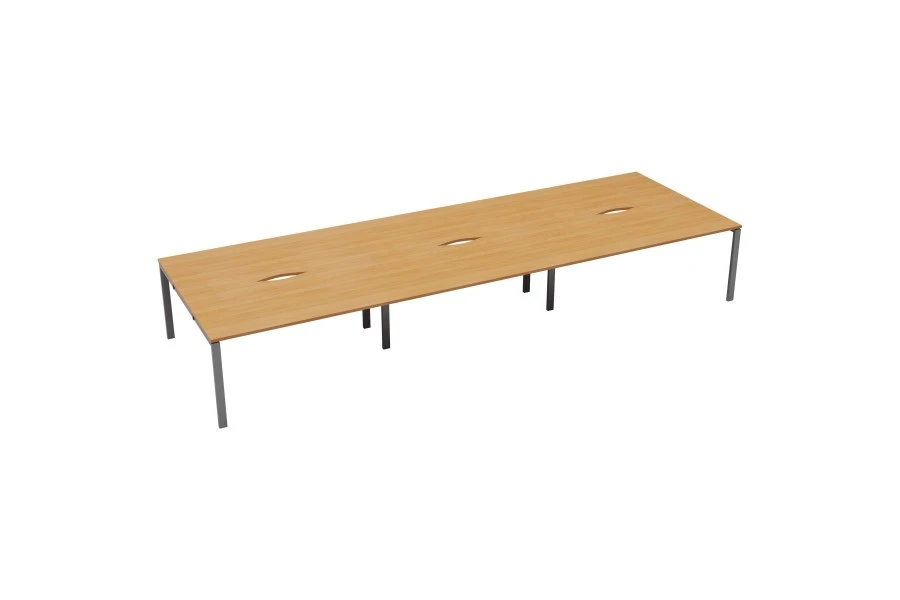 Kestral 6 Person Double Bench Desk 3 Kestral 6 Person Double Bench Desk - Image 3