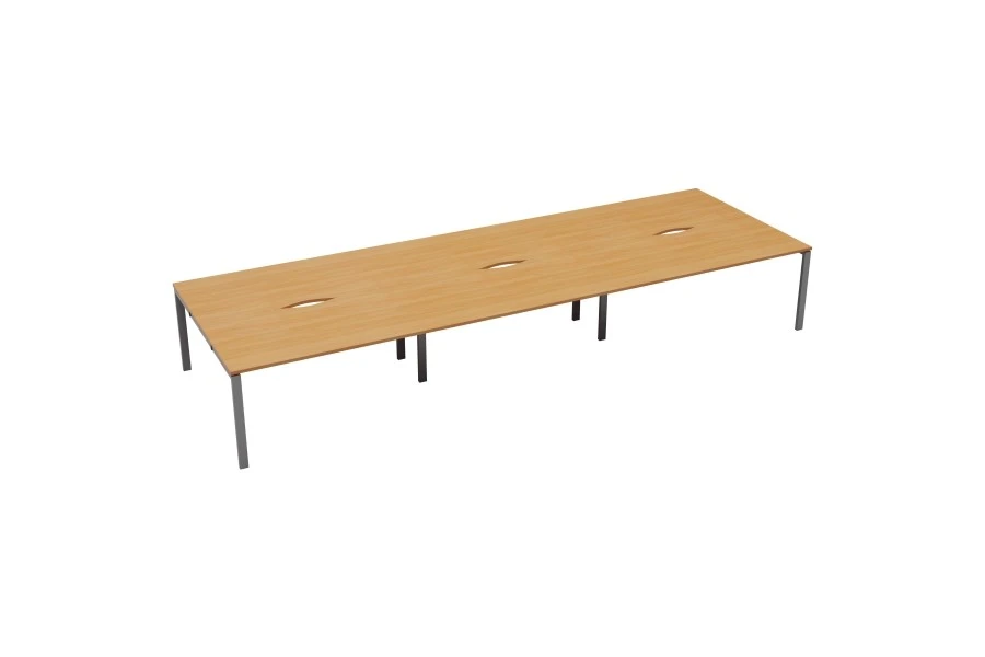 Kestral 6 Person Double Bench Desk 5 Kestral 6 Person Double Bench Desk - Image 5