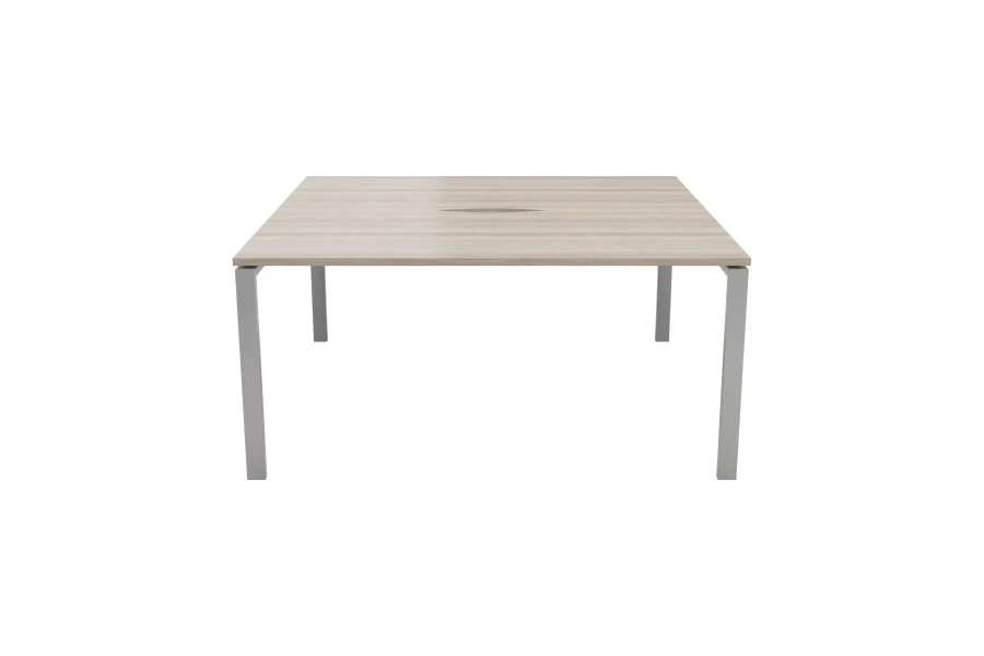 Kestral Grey Oak 2 Person Double Bench Desk 4 Kestral Grey Oak 2 Person Double Bench Desk - Image 4