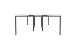 Kestral White 8 Person Double Bench Desk -Office Furniture Shop cb1280cosvwh8p side 1