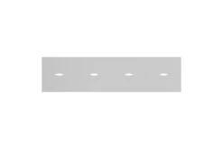 Kestral White 8 Person Double Bench Desk -Office Furniture Shop cb1280cosvwh8p top