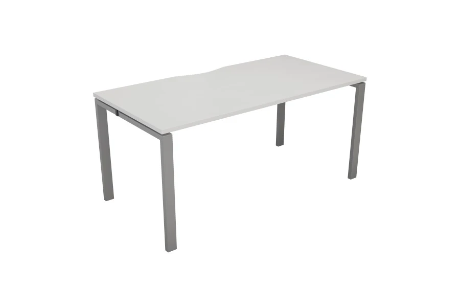 Kestral White 1 Person Single Bench Desk 4 Kestral White 1 Person Single Bench Desk - Image 4
