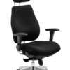 Chiro Plus Black Fabric Ergonomic Office Chair