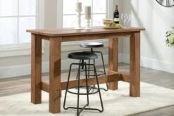 Counter Height Work Bench -Office Furniture Shop counter heigh work bench vintage oak 1