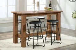 Counter Height Work Bench -Office Furniture Shop counter heigh work bench vintage oak 2