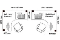 Nene Black Corner Panel End Desk 10 Nene Black Corner Panel End Desk -Office Furniture Shop crescent desk 1400 1800mm