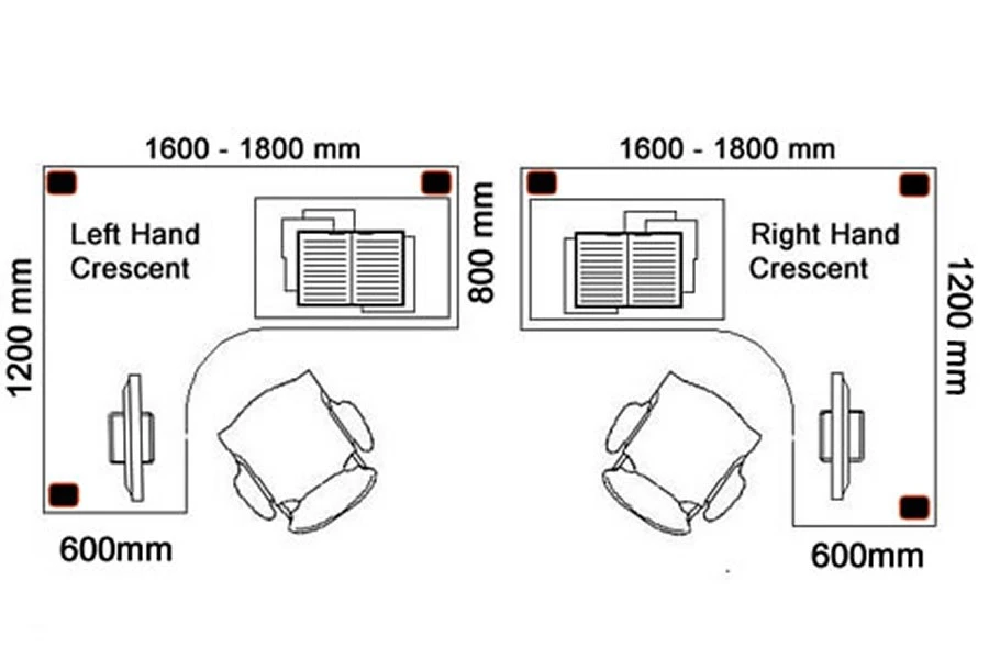 Price Point Beech Corner Panel Desk And Pedestal 6 Price Point Beech Corner Panel Desk And Pedestal - Image 6