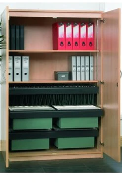 Thames Two Door Locking Cupboard -Office Furniture Shop cupboard 1 4