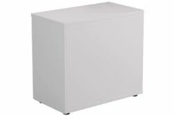 Kestral White Desk High Cupboard -Office Furniture Shop cupboard white 4
