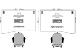 Domino Wave Cantilever Desk -Office Furniture Shop desk 6