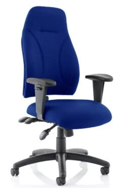 Esme Ergonomic Fabric Office Chair -Office Furniture Shop esme blue