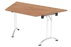 Thames Folding 30 Degree Trapezoidal Table -Office Furniture Shop folding table trapezoidal cherry