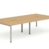 Portland 4 Person Double Bench Desk