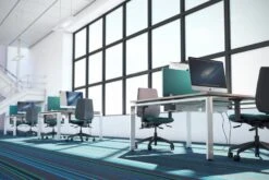 Geo Bench Desk Double -Office Furniture Shop geo desk 5 2