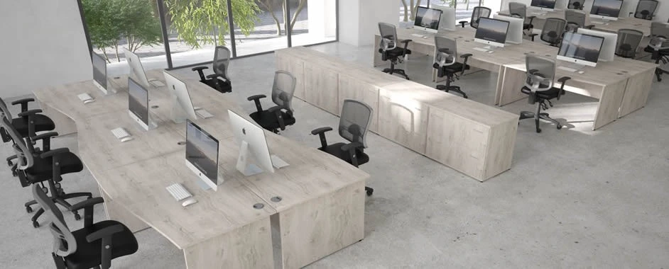 Gladstone Grey Oak Round Meeting Table 2 Gladstone Grey Oak Round Meeting Table - Image 2