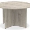 Gladstone Grey Oak Round Meeting Table