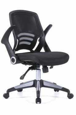 Graphite Folding Arm Mesh Chair 22 Graphite Folding Arm Mesh Chair -Office Furniture Shop graphite 10
