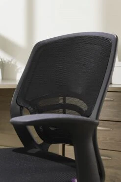 Graphite Folding Arm Mesh Chair 17 Graphite Folding Arm Mesh Chair -Office Furniture Shop graphite 5