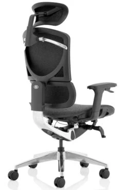 Ergo Click Plus Fabric Office Chair -Office Furniture Shop grey fabrimesh 7