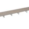 Kestral Grey Oak 10 Person Double Bench Desk