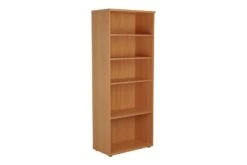 Kestral Bookcase -Office Furniture Shop hawk bookcase beech 4 shelf