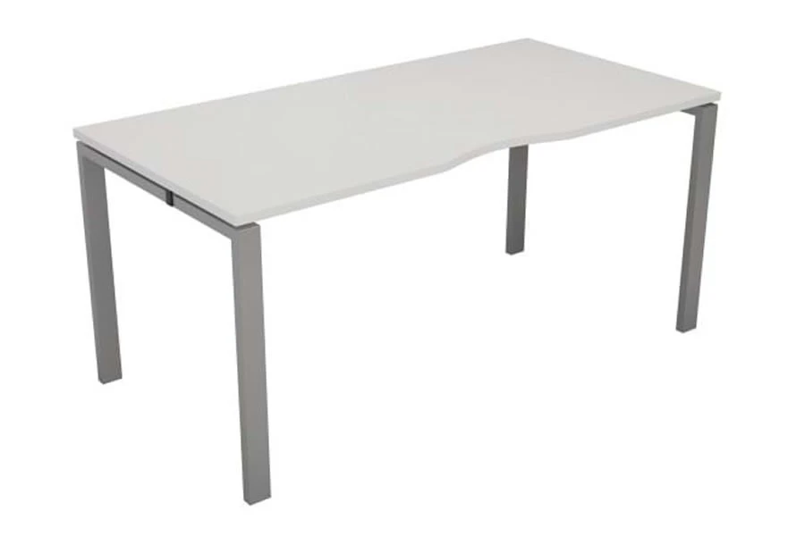 Kestral White 1 Person Single Bench Desk 1 Kestral White 1 Person Single Bench Desk