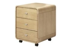 Curve Pedestal 12 Curve Pedestal -Office Furniture Shop helsinki 3 drawer ped oak 1