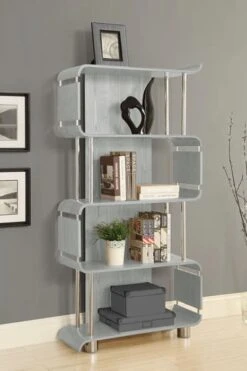 Curved Bookcase -Office Furniture Shop helsinki tall bookshelf bs201