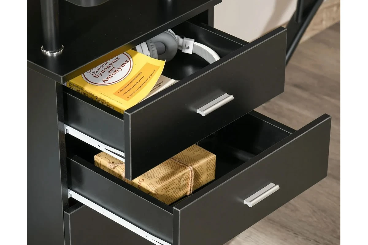 Alice Black Corner Desk 8 Alice Black Corner Desk - Image 8