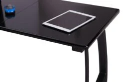 Alice Black Corner Desk 23 Alice Black Corner Desk -Office Furniture Shop homcom black computer table corner desk 5